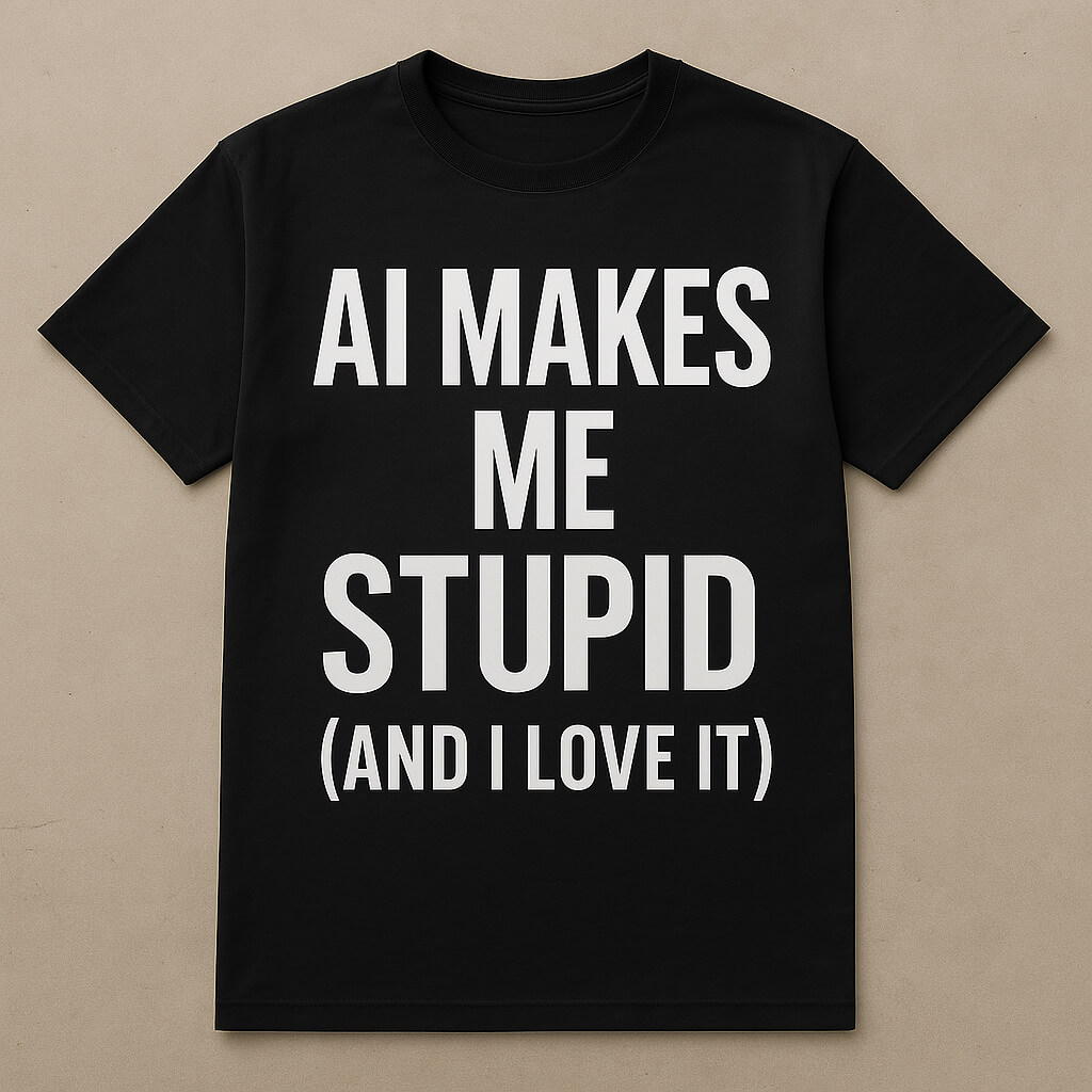 AI Why Live T-Shirt Merch