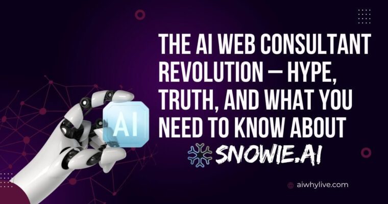 Snowie.Ai: The AI Web Consultant Revolution – Hype, Truth, and What You Need to Know