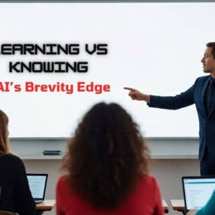 Learning vs Knowing: Brevity Beats Verbose in the Age of AI