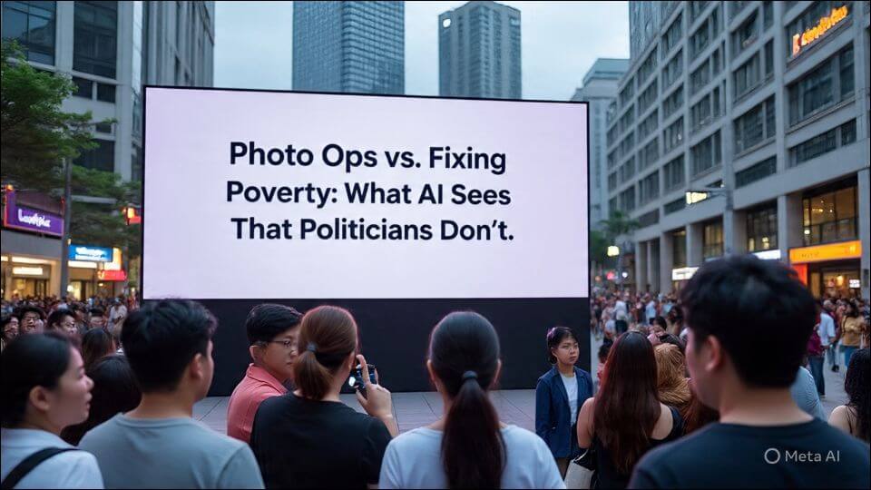 Photo Ops vs. Fixing Poverty: What AI Sees That Politicians Donāt.