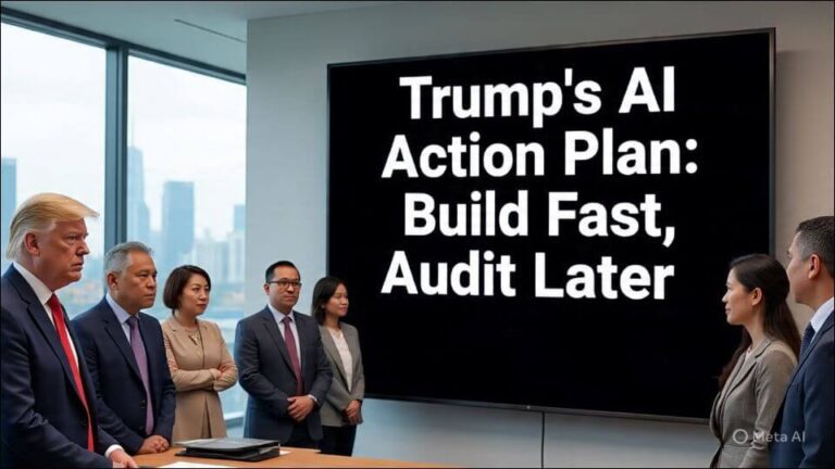 🧨 Trump’s AI Action Plan: Build Fast, Audit Later