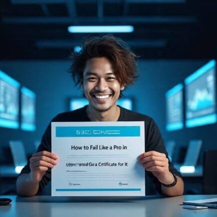 🎓 How to Fail Like a Pro in the Age of AI (And Get a Certificate for It)