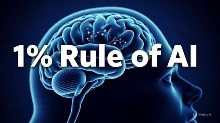 🧠 The 1% Rule of AI: How Quiet Daily Practice Can Make You Smarter Than 99% of People