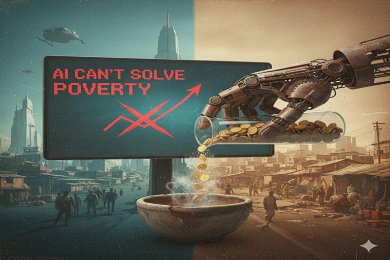 AI Can’t Solve Poverty—But It Can Stop Pretending It’s a Motivational Speaker