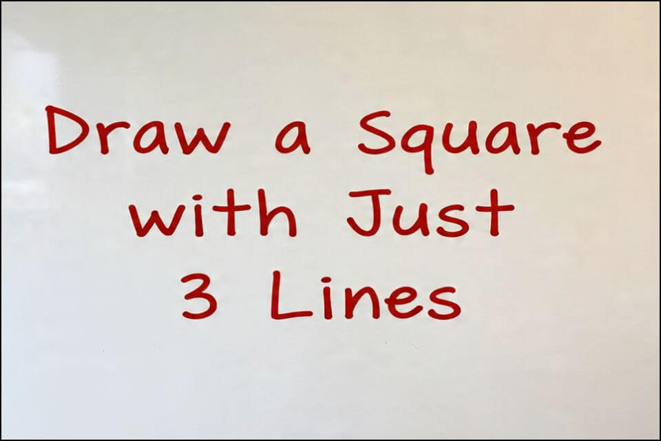 🧠 Draw a Square with 3 Lines: If We Can’t Solve This, Should We Even Talk About Ending Corruption?
