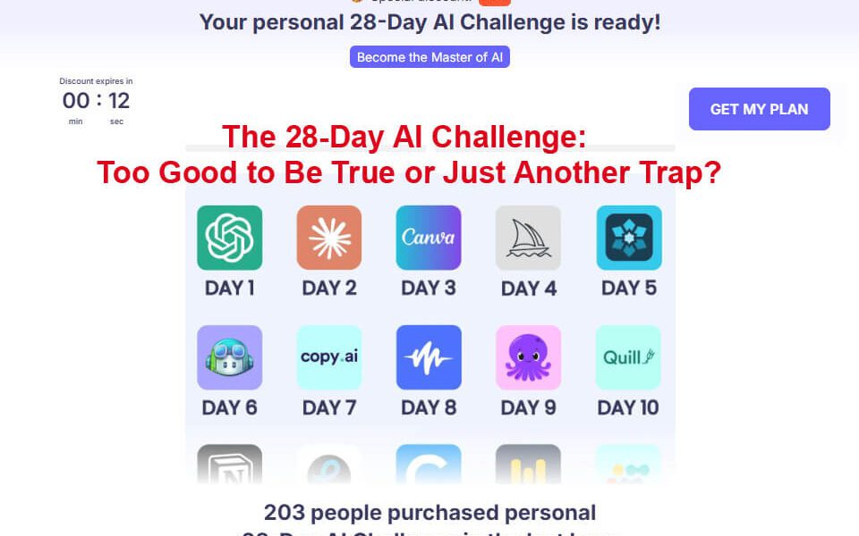 🎯 The 28-Day AI Challenge: Too Good to Be True, or Just Another Trap?