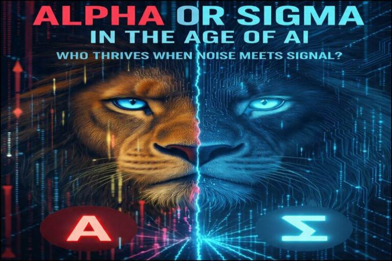 🦁 Alpha or Sigma in the Age of AI: Who Thrives When Noise Meets Signal?