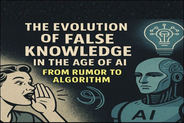 The Evolution of False Knowledge in the Age of AI: From Rumor to Algorithm
