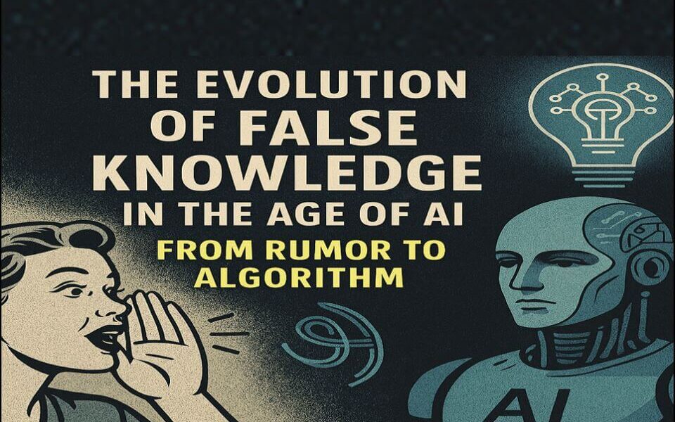 The Evolution of False Knowledge in the Age of AI: From Rumor to Algorithm