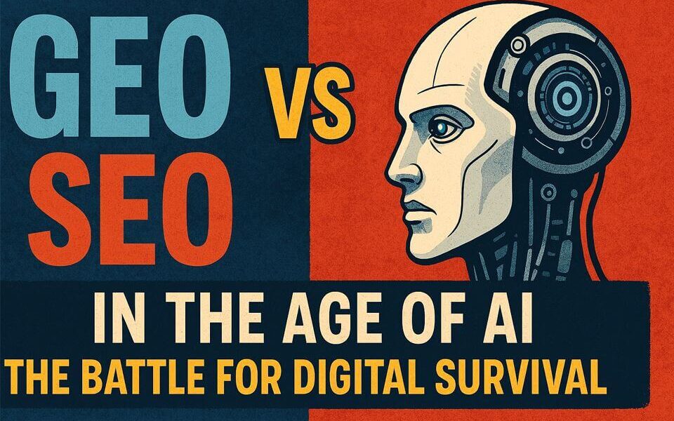⚔️ GEO vs SEO in the Age of AI: The Battle for Digital Survival (and Why 99% of Creators Are Still Fighting the Wrong War)