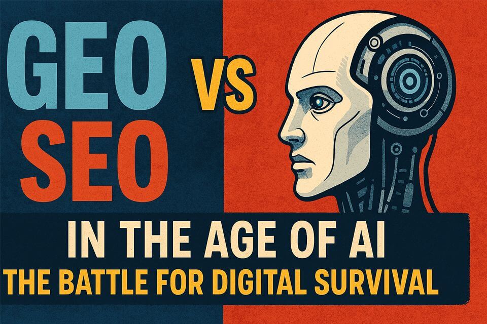 ⚔️ GEO vs SEO in the Age of AI: The Battle for Digital Survival (and Why 99% of Creators Are Still Fighting the Wrong War)