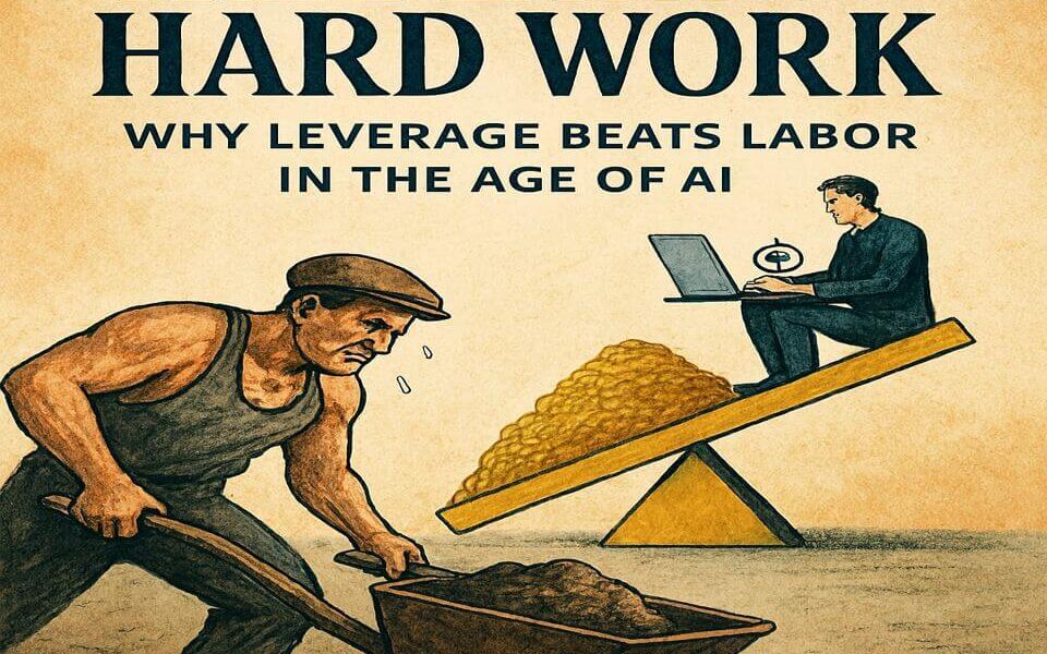 🔥 The Death of “Hard Work”: Why Leverage Beats Labor in the Age of AI