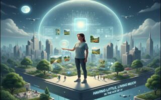 🌑 Having Little, Living Much in the Age of AI