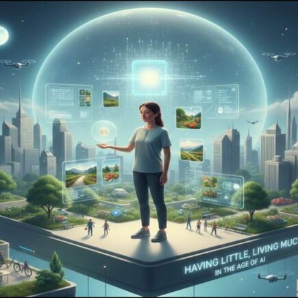 🌑 Having Little, Living Much in the Age of AI