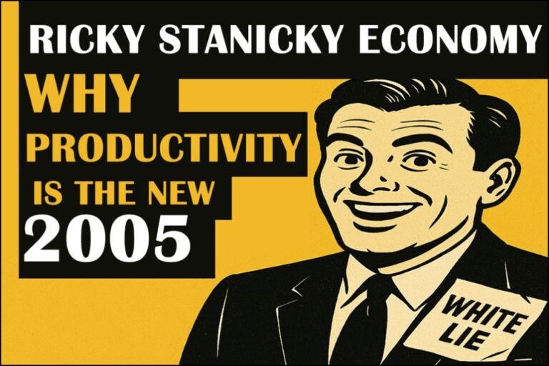 🎭 The Ricky Stanicky Economy: Why Being "Productive" is the New 2005