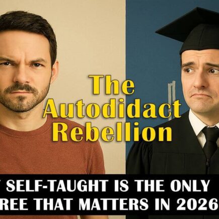 🧠 The Autodidact Rebellion: Why Being Self-Taught is the Only Degree that Matters in 2026