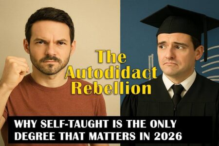 🧠 The Autodidact Rebellion: Why Being Self-Taught is the Only Degree that Matters in 2026