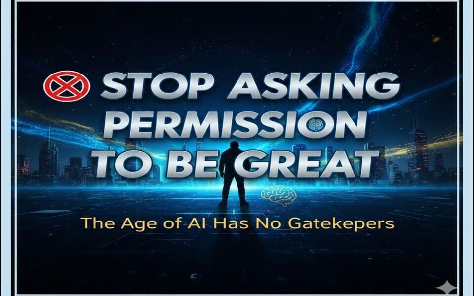 🚫 Stop Asking Permission to be Great: The Age of AI Has No Gatekeepers