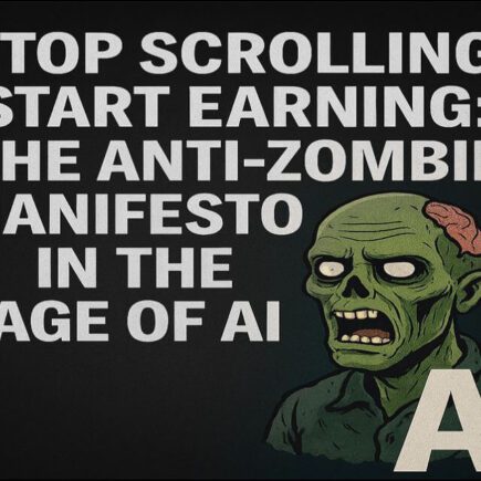 💀 STOP SCROLLING, START EARNING: THE ANTI-ZOMBIE MANIFESTO