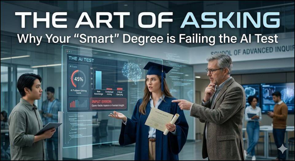 The Art of Asking: Why Your "Smart" Degree is Failing the AI Test