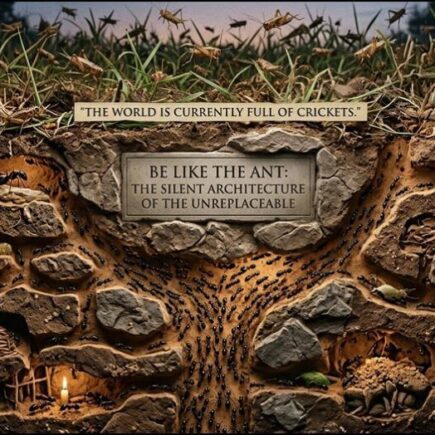 Be Like the Ant in the Age of AI: Silent Architecture vs. Noisy Crickets