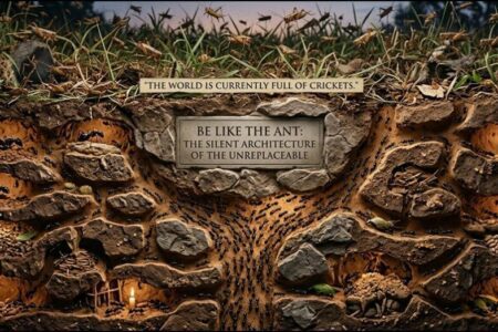 Be Like the Ant in the Age of AI: Silent Architecture vs. Noisy Crickets