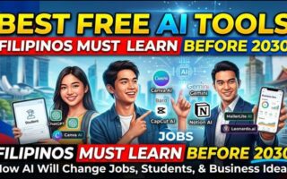 Best Free AI Tools Filipinos Must Learn Before 2030: How AI Will Change Jobs, Students, and Business Ideas