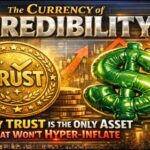🪙 The Currency of Credibility: Why Trust is the Only Asset That Won’t Hyper-Inflate