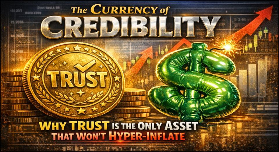 🪙 The Currency of Credibility: Why Trust is the Only Asset That Won’t Hyper-Inflate