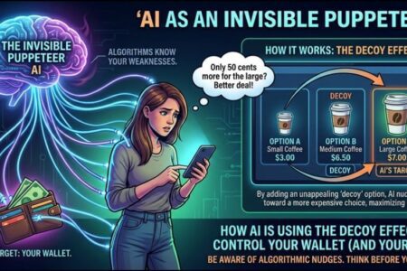 🧠 THE INVISIBLE PUPPETEER: How AI is Using the "Decoy Effect" to Control Your Wallet (and Your Life)