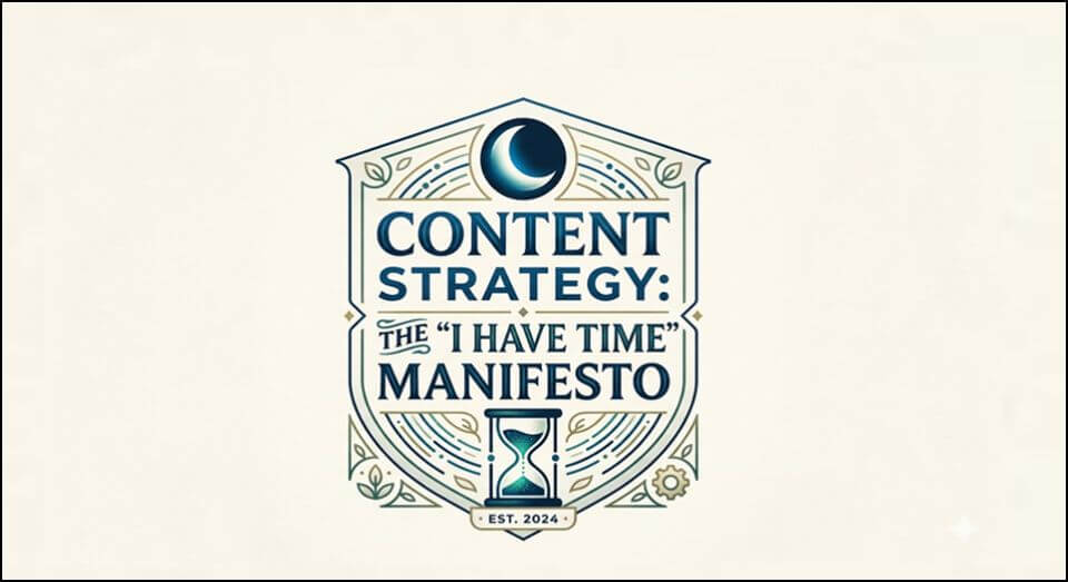 🌑 The “I Have Time” Manifesto