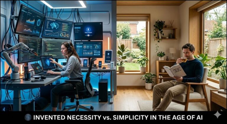 Invented Necessity vs. Simplicity in the Age of AI