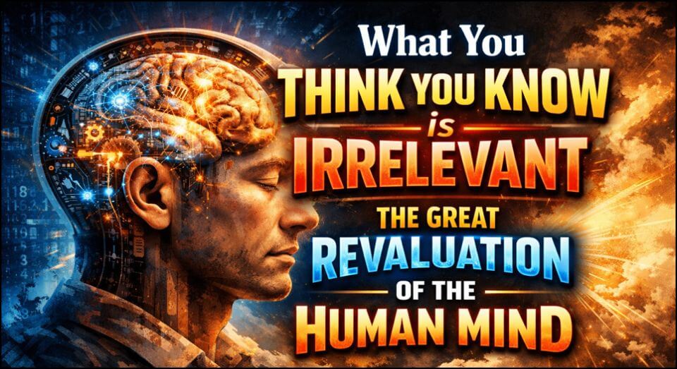 🧠 What You Think You Know is Irrelevant: The Great Revaluation of the Human Mind