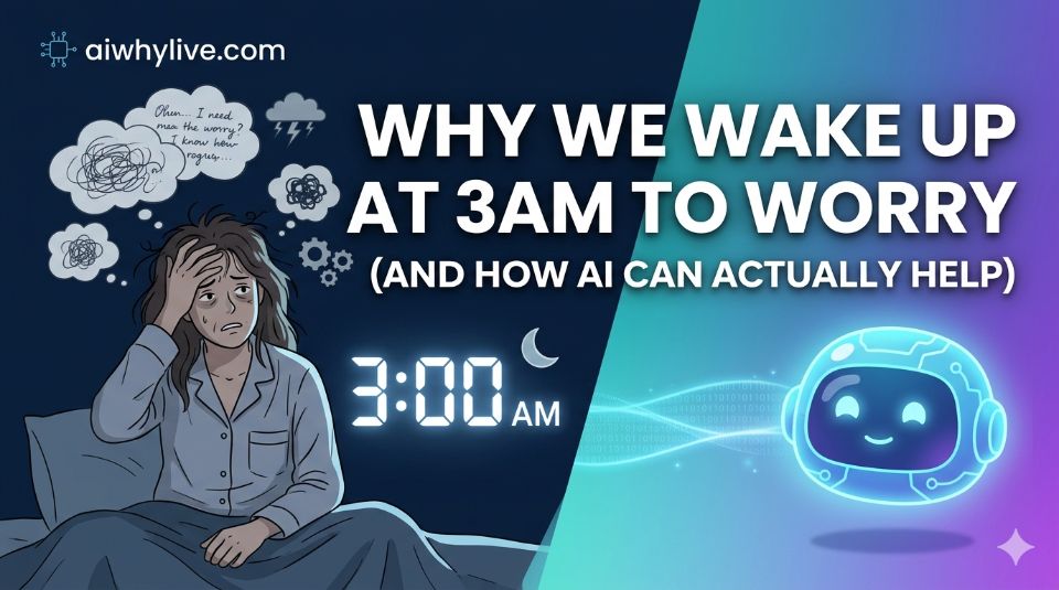 Why We Wake Up at 3AM Just to Worry And Why Even AI Can’t Fix It Instantly