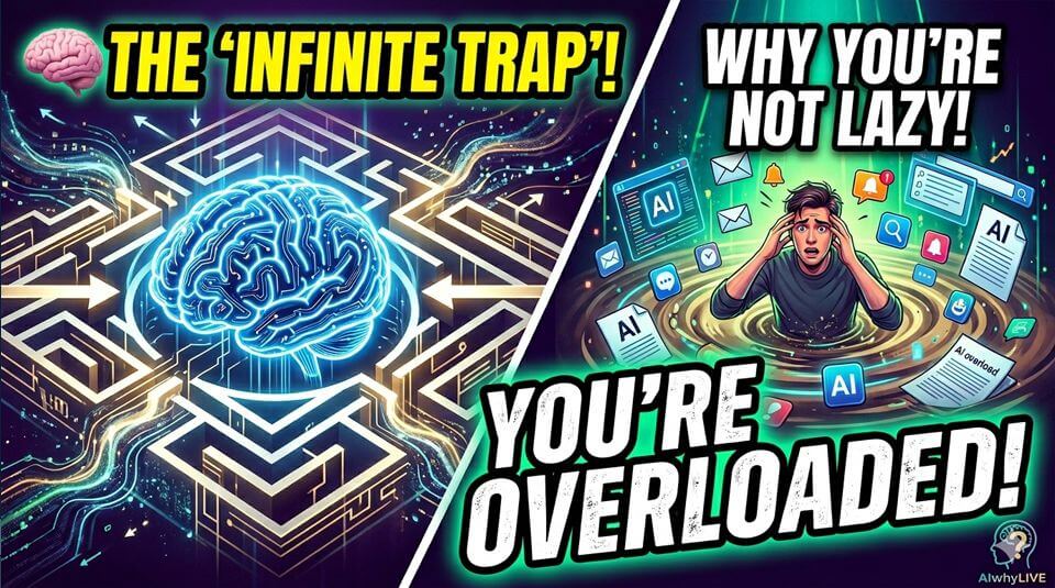 🧠 The "Infinite Trap" in the Age of AI: Why You’re Not Lazy, You’re Just Overloaded