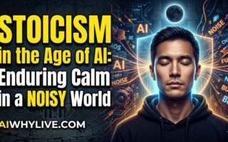 🌑 The Silent Stoicism in the Age of AI: Enduring Calm in a Noisy World