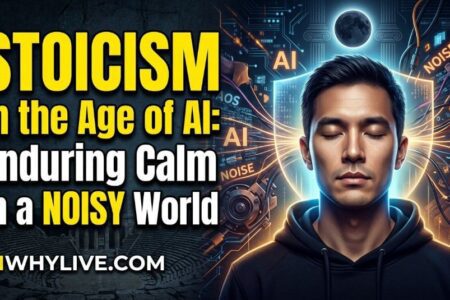 🌑 The Silent Stoicism in the Age of AI: Enduring Calm in a Noisy World