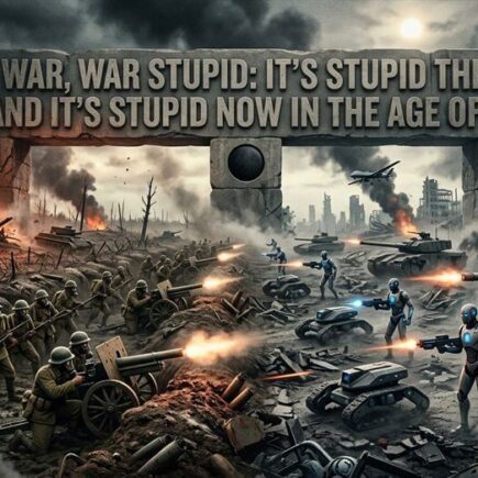 🌑 War, War Stupid: It’s Stupid Then and It’s Stupid Now, Even in the Age of AI