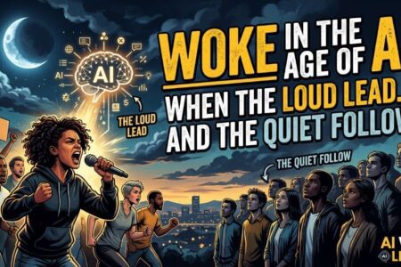 🌑 Woke in the Age of AI: When the Loud Lead… and the Quiet Follow