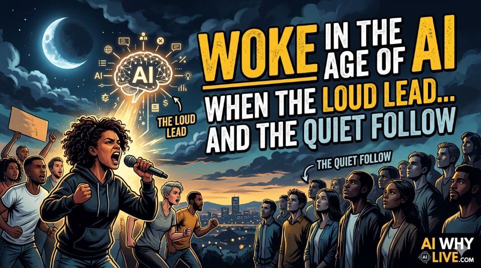 🌑 Woke in the Age of AI: When the Loud Lead… and the Quiet Follow
