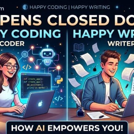 🌑 Happy Coding Non-Coder, Happy Writing Non-Writer: How AI Opens Closed Doors