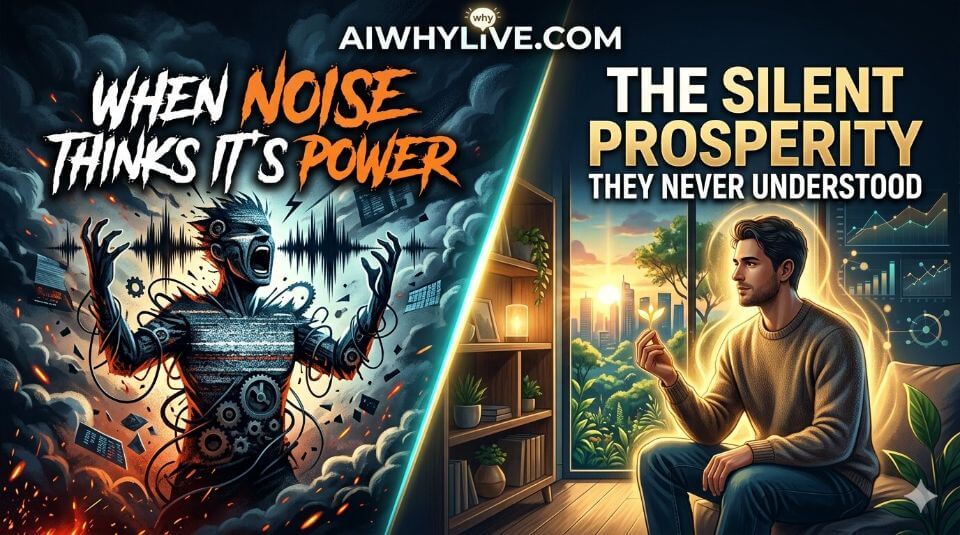 When Noise Thinks It’s Power: The Silent Prosperity They Never Understood