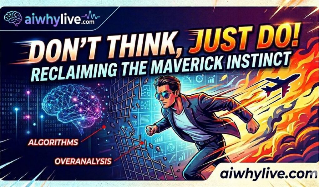 ✈️ "Don't Think, Just Do" in the Age of AI: Reclaiming the Maverick Instinct