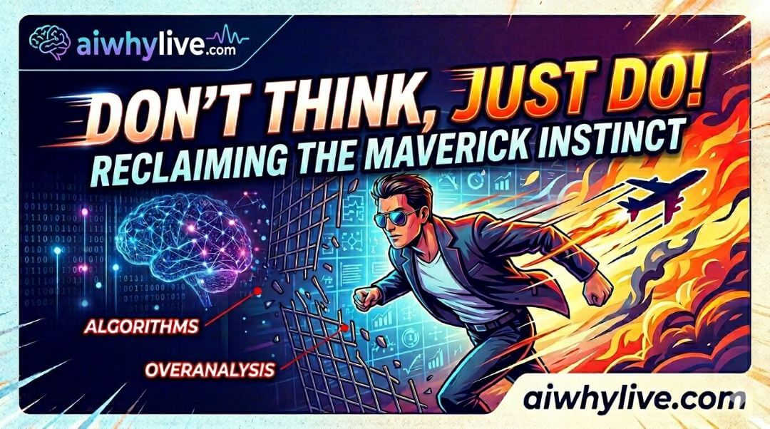 ✈️ "Don't Think, Just Do" in the Age of AI: Reclaiming the Maverick Instinct