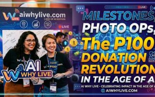 🌑 Milestones, Photo Ops, and the P100 Donation Revolution in the Age of AI