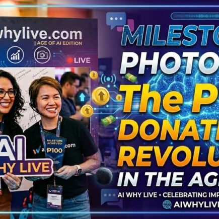 🌑 Milestones, Photo Ops, and the P100 Donation Revolution in the Age of AI