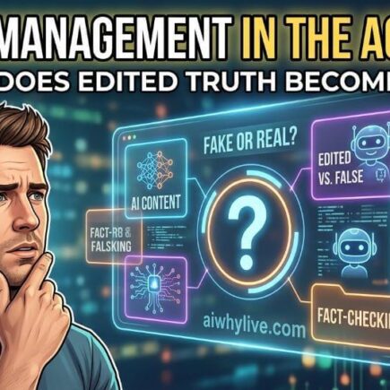 🧠 Truth Management in the Age of AI: When Does Edited Truth Become a Lie?