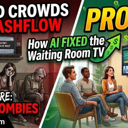 From Queue Zombies to Profit: How AI Fixed the Waiting Room TV