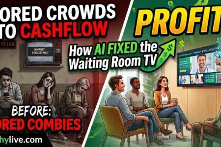 From Queue Zombies to Profit: How AI Fixed the Waiting Room TV