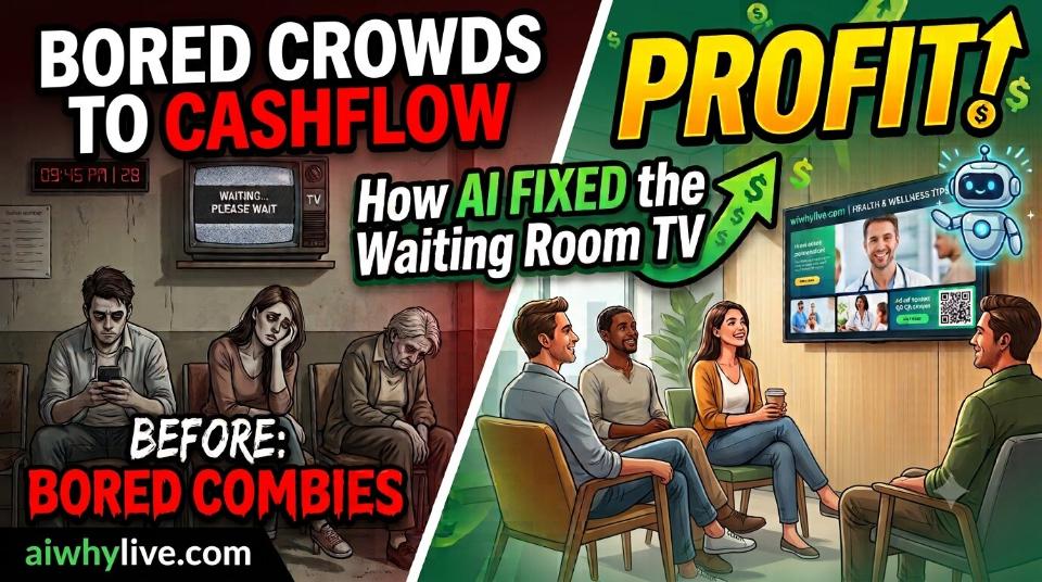 From Queue Zombies to Profit: How AI Fixed the Waiting Room TV